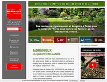 Tablet Screenshot of morgnieux.com